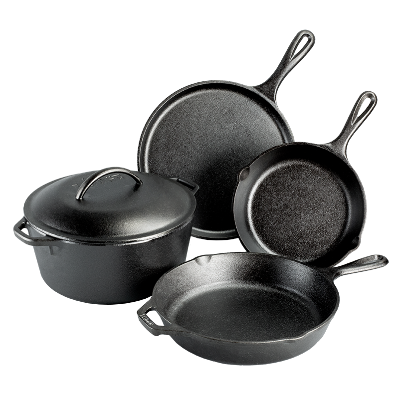 Seasoned Cast Iron 5 Piece Set - Lodge