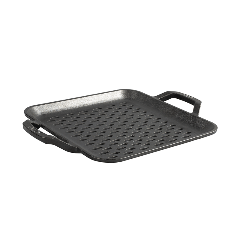 Chef Collection 11 Inch Cast Iron Square Grill Topper - Lodge