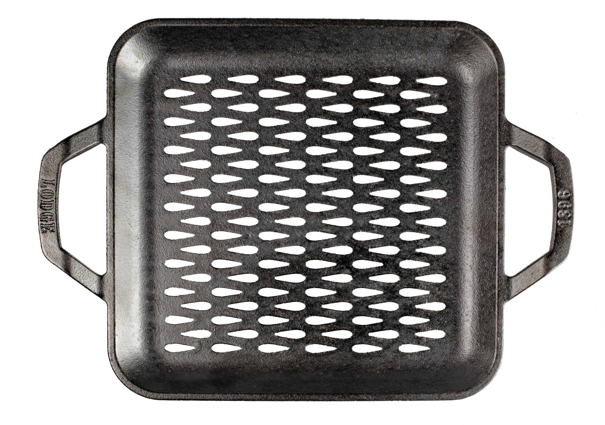 Chef Collection 11 Inch Cast Iron Square Grill Topper - Lodge
