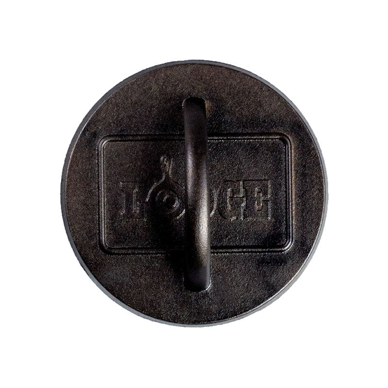 6.25 Inch Seasoned Cast Iron Burger Press - Lodge