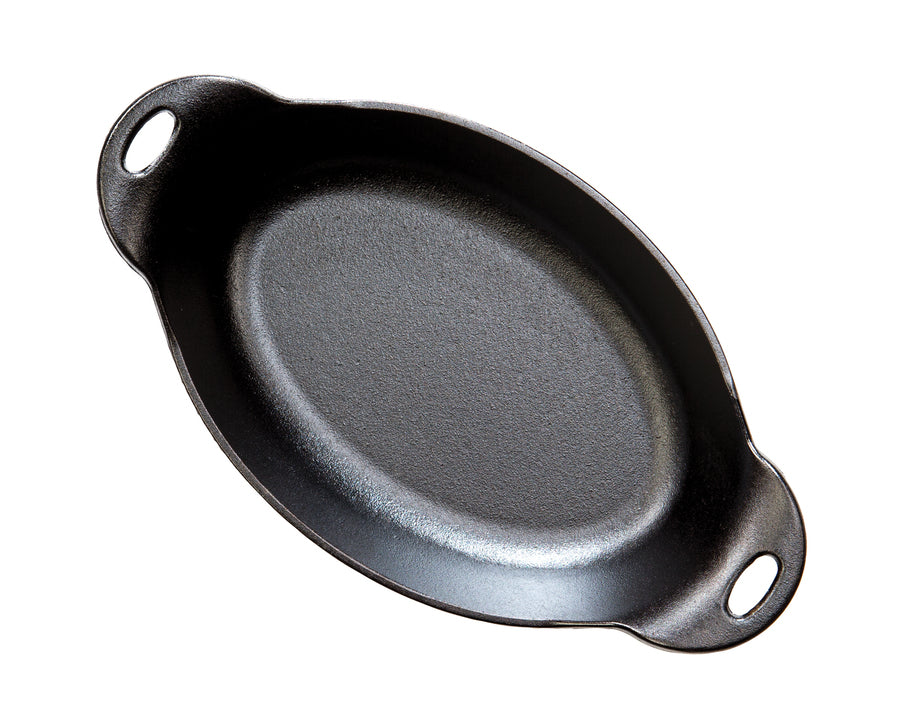 Heat-Treated 36 Ounce Oval Cast Iron Server? - Lodge