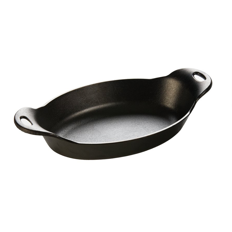 Heat-Treated 16 Ounce Cast Iron Oval Server - Lodge