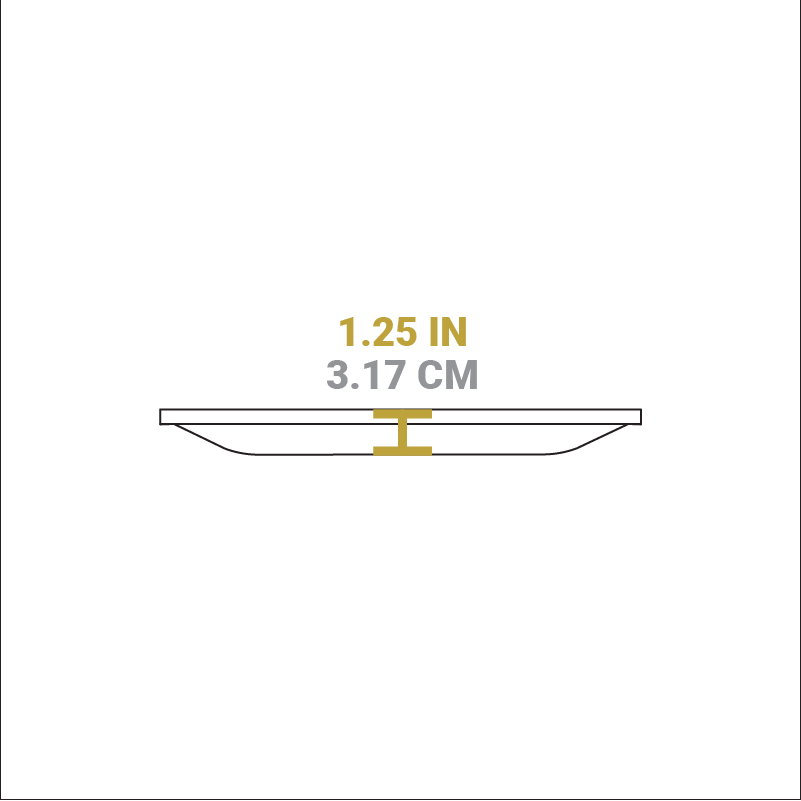 Oval Silicone Underliner - Lodge